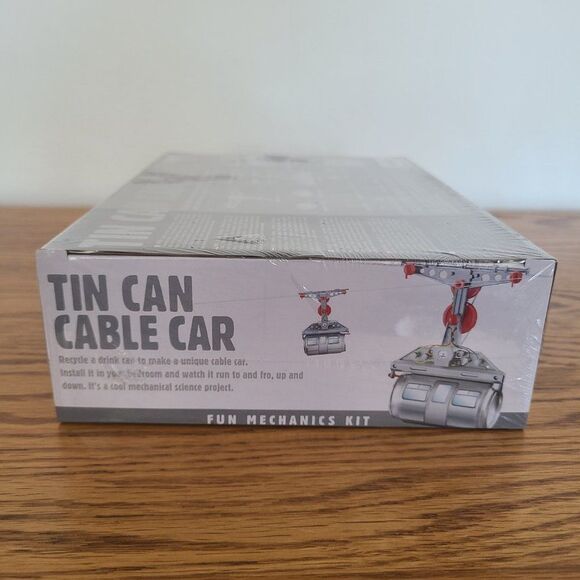 Toysmith Tin Can Cable Car Science Kit ~ Project Hobby Kids Science Mechanic Kit - Picture 4 of 7